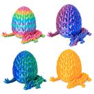 Brinquedo ONEVIVE Dragon Egg impresso em 3D com pacote articulado Dragon 4