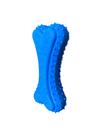 Brinquedo Ossinho Mordedor Divertido de Silicone para Cães Resistente Com apito CapriPet