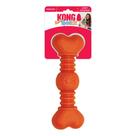 Brinquedo Osso grandão de borracha e apito Kong Squeakstix Wigglerz