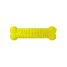 Brinquedo Osso Plaque Ataque Borracha com Cravo Furacão Pet Nº2 M - Amarelo