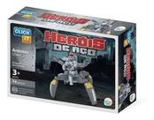 Brinquedo p Montar Heróis Aracno - PlayCis Click It - 74pçs