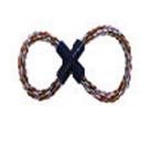 Brinquedo para animais de estimação BOSS PET PRODUCTS Tug Rope Figure 8 Small