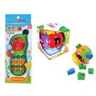 Brinquedo Para Bebê Bolinha Monta Desmonta + Telefone com Luz e Som - Pica Pau