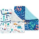Brinquedo para bebês S&T INC. Pacote com 2 pontos Crinkle Squares City Dots de 15 cm x 15 cm Brinquedo para bebês S&T INC. Pacote com 2 pontos Crinkle Squares City Dots de 15 cm x 15 cm