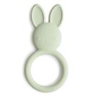 Brinquedo para bebês Teether Mushie Bunny de silicone sem BPA