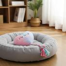 Brinquedo Para Cachorro De Pelúcia Coração Com Apito E Corda Rosa Coração