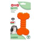 Brinquedo para Cachorro Flat Flexibone Odontopet Laranja