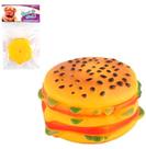 Brinquedo para cachorro hamburguer pequeno com som 8cm de ø - Wellmix