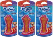 Brinquedo para Cachorro Hartz Dental Duo com Centro Comestível Sabor Bacon