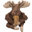 Brinquedo para Cachorro HuggleHounds Knottie Pelúcia Manny Alce Grande 38 cm