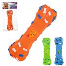 Brinquedo para cachorro osso de pvc com som colors 16x5cm - WELLMIX