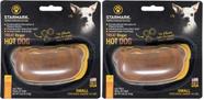 Brinquedo para Cachorro Starmark Treat Ringer Hot Dog Pequeno Pacote com 2