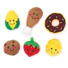 Brinquedo para Cachorro ZippyPaws Burrow Reposição Miniz Pacote com 6 Pelúcias