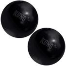 Brinquedo para cães KONG Extreme Ball, pacote de borracha natural durável, 2