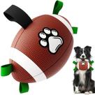 Brinquedo para cães QDAN Football para cabo de guerra, água e treinamento de cães pequenos e médios