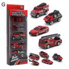 Brinquedo para carro Farfi Diecast Alloy Engineering Racing 1:64 5 unidades
