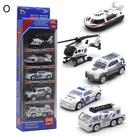 Brinquedo para carro Farfi Diecast Alloy Engineering Racing 1:64 5 unidades