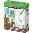 Brinquedo para Colorir Minecraft KIT Pintura Assopra KIT