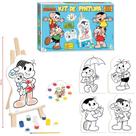 Brinquedo para Colorir Turma da Mônica - KIT de Pintura