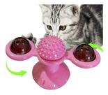 Brinquedo Para Gato Interativo Gira Gira Moinho De Vento Brinquedo Giratório Bolinha Pisca com Catnip Brinquedo Para Gato Interativo Gira Gira Moinho De Vento Brinquedo Giratório Bolinha Pisca com Catnip