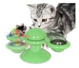 Brinquedo Para Gato Interativo Gira Gira Moinho De Vento Brinquedo Giratório Bolinha Pisca com Catnip