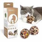 Brinquedo para gatos Potaroma Catnip Toys Natural Silvervine Stick, 3 unidades