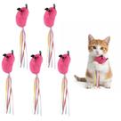Brinquedo para Gatos Styquenzer 5 Peças Pelúcia Peixe e Rato Interativo Brinquedo para Gatos Styquenzer 5 Peças Pelúcia Peixe e Rato Interativo
