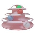Brinquedo Para Gatos Torre De Bolinhas 4 Andares Interativo
