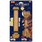 Brinquedo para mastigar para cães Nylabone Gourmet Style Strong Chew, pacote com 2