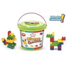 Brinquedo Para Montar Balde Blocos Escolares 30 Peças Brinquedo Para Montar Balde Blocos Escolares 30 Peças