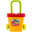 Brinquedo para Montar Balde Carrinho de Puxar 50 Peças
