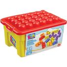 Brinquedo para Montar Box Block 22 Peças Colorido Dismat Brinquedos