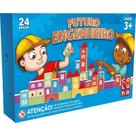 Brinquedo Para Montar Futuro Engenheiro 24pc Madeira