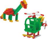 Brinquedo Para Montar Pinos Magicos 170 Pecas