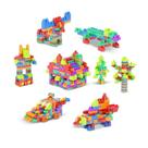 Brinquedo para Montar Sacola Construção CLICK 440 Peças