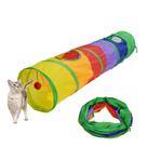 Brinquedo Para Pets Túnel Labirinto Para Gatos Colorido