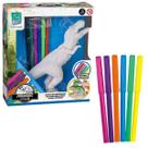 Brinquedo Para Pintar Jurassic Color T-rex Dinossauro 633 Brinquedo Para Pintar Jurassic Color T-rex Dinossauro 633