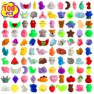 Brinquedo Party Favors Spolux Mochi Squishy, 100 unidades para crianças de 4 a 8 anos