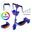 Brinquedo Patinete Homem Aranha Scooter 3 Rodas c Cesta Brinquedo Patinete Homem Aranha Scooter 3 Rodas c Cesta