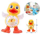 Brinquedo Pato Patinho Dançante Musical Dança, Anda, Mexe, com Luz E Som