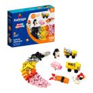 Brinquedo Pedagógico Blocos De Montar Blocos Criativos 150 Peças Compatível com Lego
