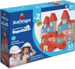 Brinquedo Pedagógico Blocos Em Madeira Brincando De Engenheiro N 2 53 Pçs - Xalingo