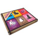 Brinquedo Pedagógico Educativo Jogo das Sombras Animais Memória