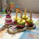 Brinquedo Pedagógico Encaixe Divertido Formas Mdf Aramado Disney Mickey Minnie Educativo Montessori