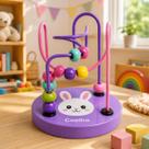 Brinquedo Pedagógico Infantil Aramado Montessori Labirinto Montanha Russa Educativo Madeira Coordenação Autismo