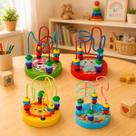 Brinquedo Pedagógico Infantil Aramado Montessori Labirinto Montanha Russa Educativo Madeira Coordenação Autismo