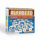 Brinquedo Pedagogico Madeira Alfabeto Domino E Memoria