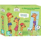 Brinquedo Pedagógico Madeira O Pescoco da Girafa