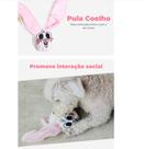 Brinquedo pelucia c/ bola coelho cães tam m petiko