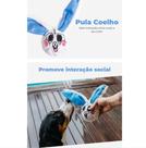 Brinquedo pelucia c/ bola pula coelho cães tam-g petiko